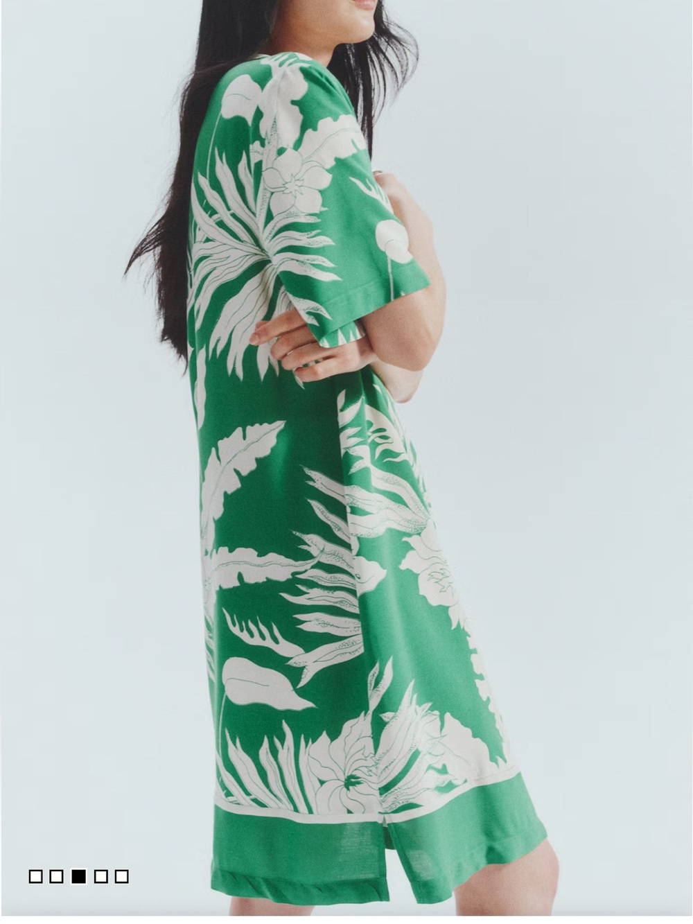 H&M Tropical shirt dress